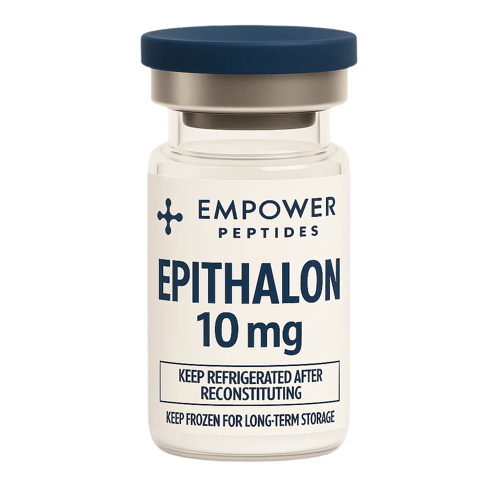 Epithalon (Epitalon or Epithalamin)  10mg peptide vial for research use from Empower Peptides