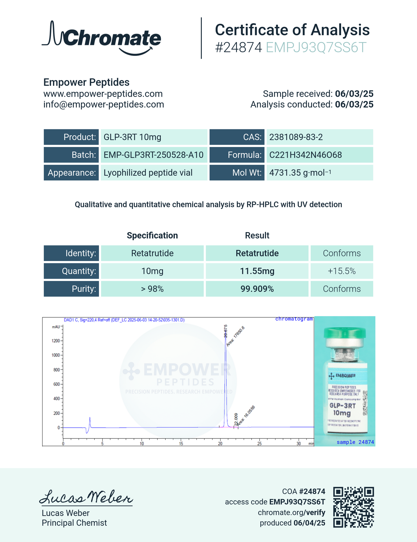 GLP-3RT - Empower Peptides