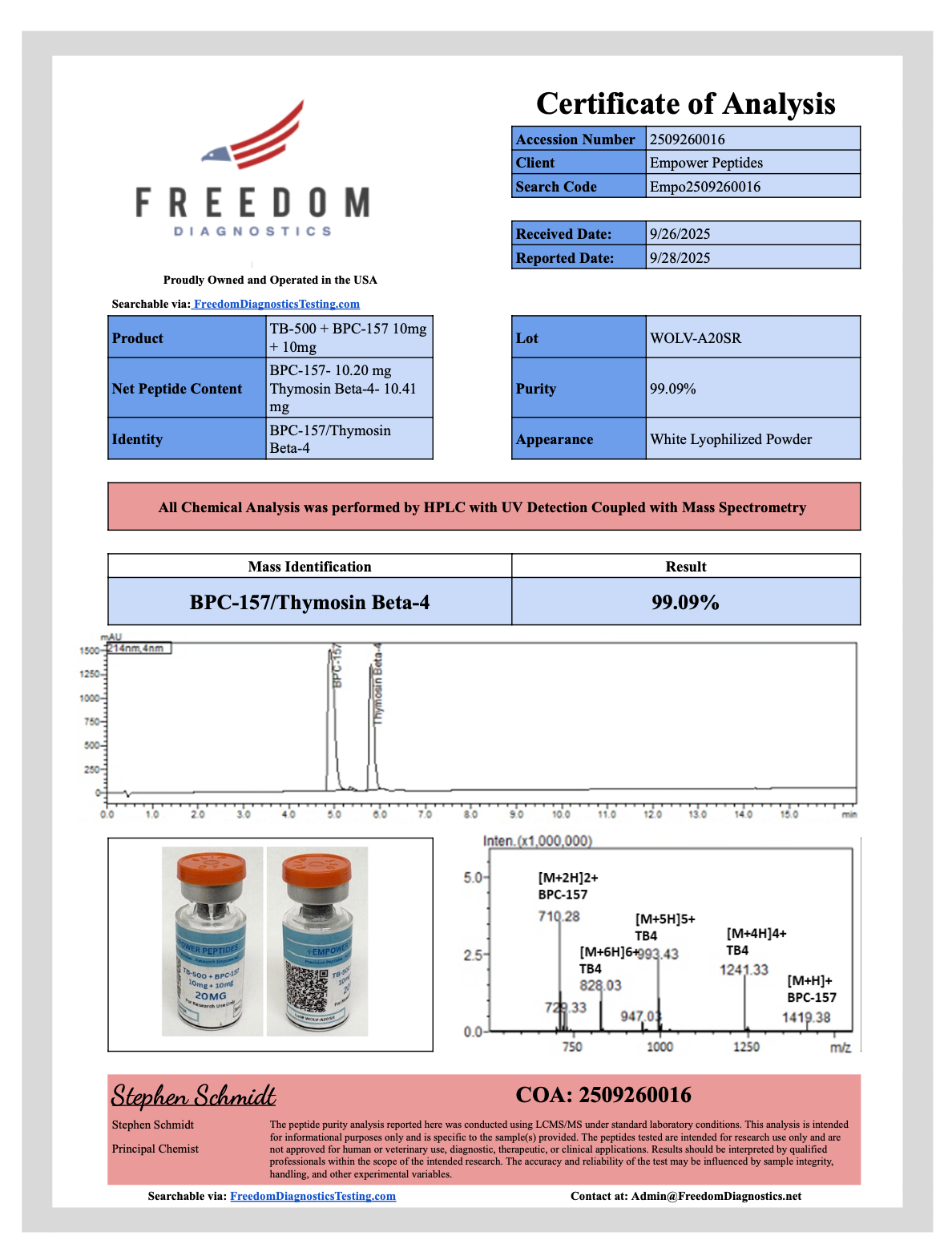 TB-500 + BPC-157 (Wolverine Stack) - Empower Peptides