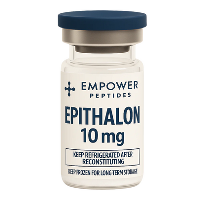 Epithalon (Epitalon or Epithalamin)  10mg peptide vial for research use from Empower Peptides