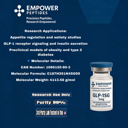 GLP-1SG Research Grade Peptide - Empower Peptides