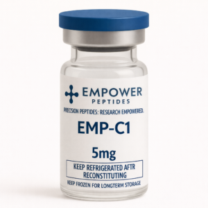 EMP-C1 research peptide 5 mg lyophilized powder vial from Empower Peptides
