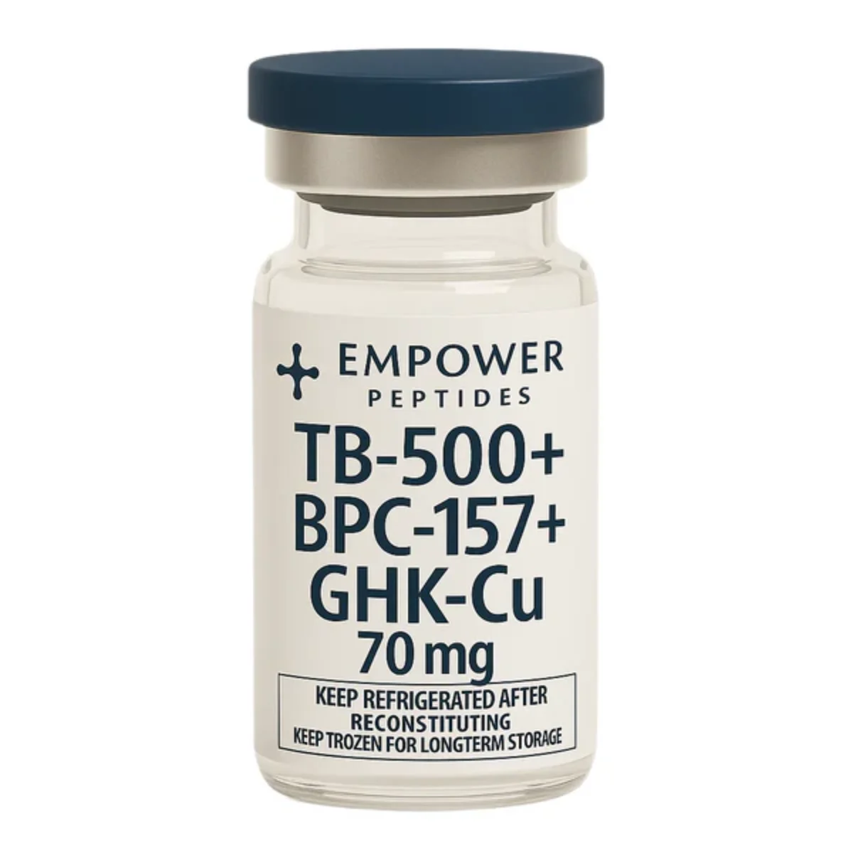 Glow Blend Peptide – TB-500 + BPC-157 + GHK-Cu