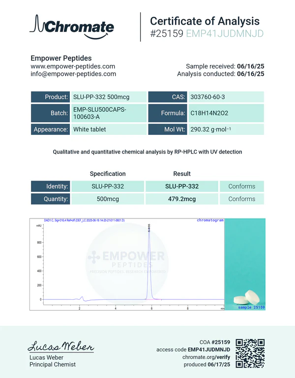 SLU-PP-32 Tablets 2 SLU-PP-32 Tablets - Image 2