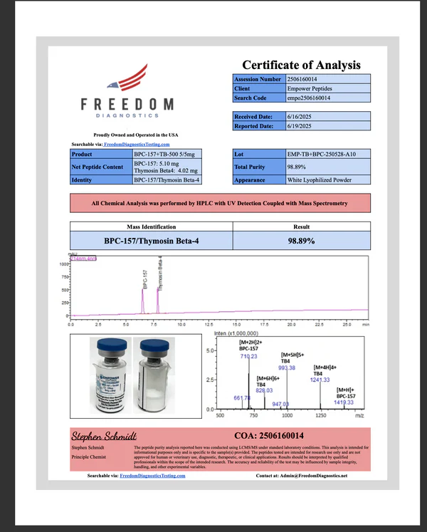 TB-500 + BPC-157 (Wolverine Stack) 4 TB-500 + BPC-157 (Wolverine Stack) - Image 4