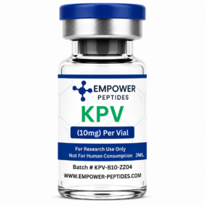 KPV - Recovery and Repair Peptide vial studied for its role in peptide signaling and immunomodulatory pathway research