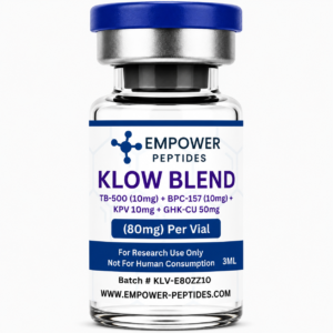 KLOW – 80mg (blend of TB-500, BPC-157, GHK-Cu, and KPV) - Recovery and Repair Peptide