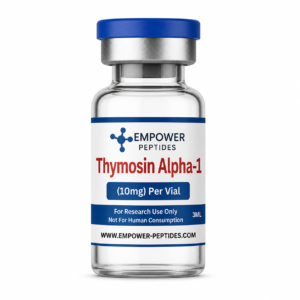 Thymosin Alpha-1 peptide 10mg vial Empower Peptides research-use-only lyophilized powder